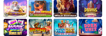 Katalog över spel SpinCityCasino